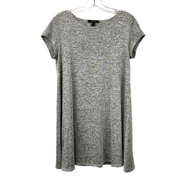 Forever 21 Dresses & Skirts - Forever 21 Womens Short Sleeve Mini Shift Dress Gray Heathered Large